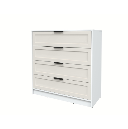 Kомод Тренд КТ-К100 (Белый ЛДСП/ Кашемир ЛМДФ) Ш1000 В1020 Г451 Kомод Тренд КТ-К100 (Белый ЛДСП/ Кашемир ЛМДФ) Ш1000 В1020 Г451